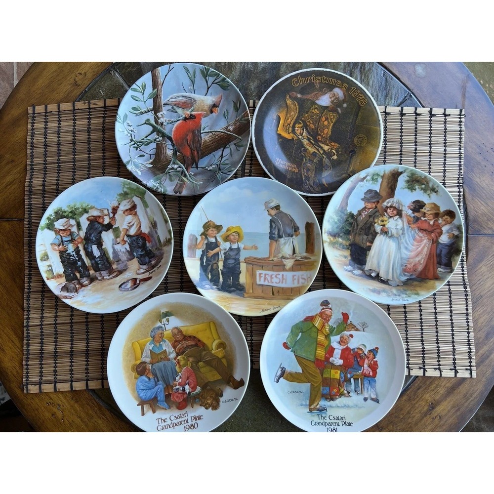 Knowles Collectibles- Vintage Collection of Plates by Edwin Knowles
